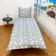 Best Friends Cucciolo Bulldog Gatto Set Lenzuola Letto Singolo, COPRIPIUMINO 160x200 COTONE Biancheria Da Letto