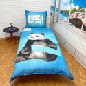 Panada Animal Planet Set lenzuola, Copripiumino 160x200 letto singolo 100% cotone Biancheria da letto