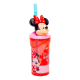 Disney Minnie Mouse Bloom Bicchiere 3D con Figurina e Cannuccia Bambini