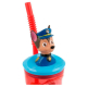 Spiderman Bicchiere 3D con Figurina e Cannuccia Bambini