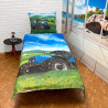 Trattore Set lenzuola, Copripiumino 140x200 letto singolo 100% cotone Biancheria da letto
