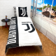 Juventus Pennellato Set lenzuola, Copripiumino 140x200 letto singolo 100% cotone Biancheria da letto