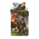 Jurassic World Set lenzuola, Copripiumino 140x200 letto singolo 100% cotone Biancheria da letto