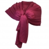 Elegant Silk Scarf Shawl Foulard, Woman Shrug Ceremony