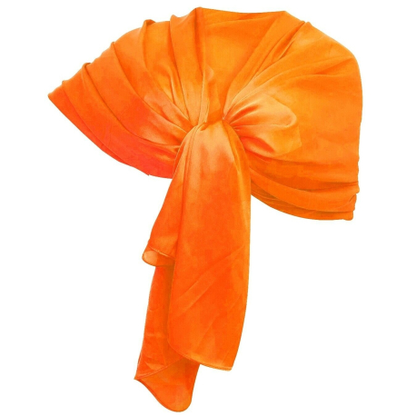Elegante SCIARPA in Seta Verde Scialle Foulard, Donna Coprispalle Stola Cerimonia