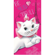 Disney Minou Rosso Asciugamano in Cotone 100% Telo Mare 70x140cm Bambini