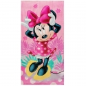 Minnie Disney Tropical Asciugamano in Cotone 100% Telo Mare 70x140cm Bambini
