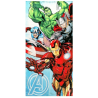 Avengers Blu Light Asciugamano in Cotone 100% Telo Mare 70x140cm Bambini