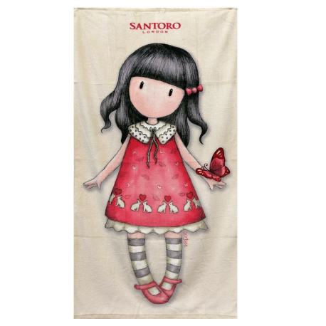 Gorjuss Santoro 100% Cotton Towel Beach Towel 75x150cm Children