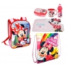 Minnie Mouse Disney Duo Reversibile Set 6 pezzi Zainetto Zaino 3D scuola asilo