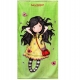 Gorjuss Santoro Bambola con Gatto Asciugamano in Cotone 100% Telo Mare 70x140cm Bambini