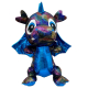 Gigante Peluche Drago Draco Rosa 70 cm con Ali Seduto Glitter Bambini Ragazzi