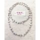 Long Pearl Necklace Hard stones, crystal beads Women