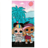 LOL Surprise Tropical Asciugamano in Cotone 100% Telo Mare 70x140cm Bambini
