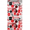 Coca Cola White Asciugamano in Spugna di Cotone 100% Telo Mare 70x140cm Bambini Adulti
