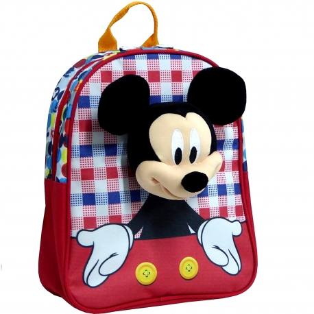 Minnie Mouse Disney Led Schoolbag 3D Backpack Kindergarten Kindergarten free time