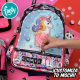 Footy Unicorn Led Large Elementary School Backpack for Girls