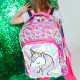 Footy Unicorn Sequin Led Large Elementary School Backpack for Girls