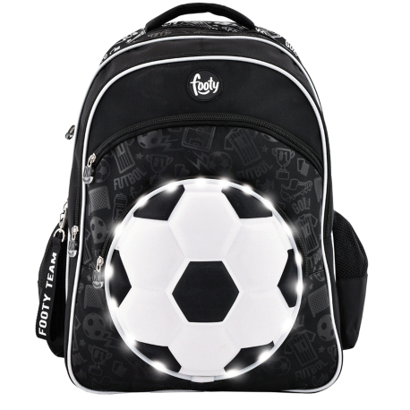 Footy Unicorn Sequin Led Large Elementary School Backpack for Girls