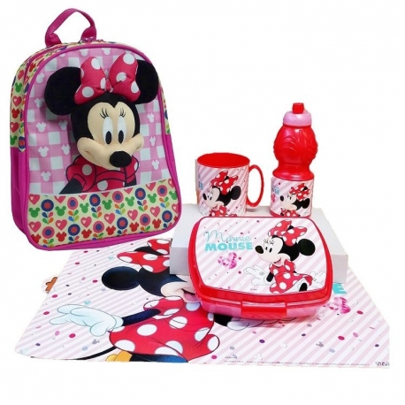 Minnie Mouse Disney Zainetto Parlante Zaino 3D Scuola Materna Asilo tempo Libero