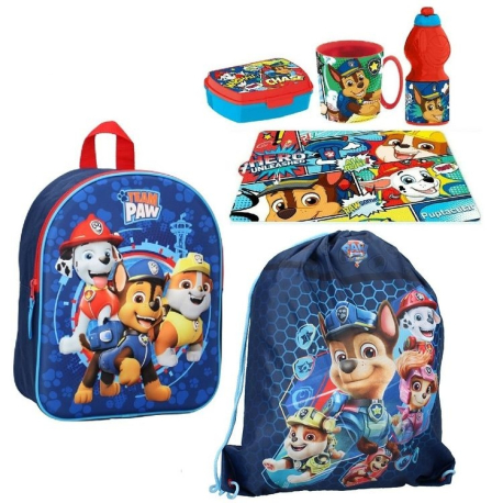 Paw patrol Set Backpack 3D Backpack, Sports Bag, School Kindergarten Holder