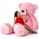 Cuddly Giant Bear Plush 200 cm Beige, Perfect Gift for Adult Children
