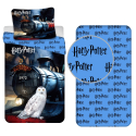 Harry Potter 3Pezzi Set Letto Singolo 140x200cm Copripiumino + Federa + Lenzuola con Angoli