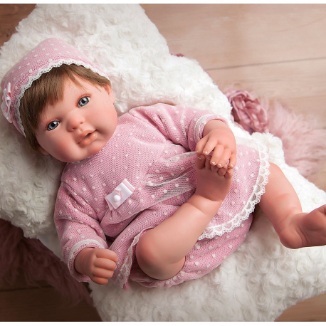 Arias Reborn Doll Andrea 45 cm Perfumed
