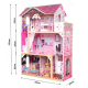 Giant Dollhouse Wooden House 90cm with Led Light and Furniture set 18pcs