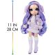 Rainbow High Violet Willow Bambola da Collezionare Doppio Outfit Con Accessori e Supporto Ser1