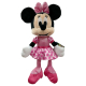 Peluche Disney Minnie Mouse Happy Rosa 40cm Originale Ragazza Bambina