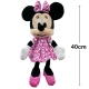 Peluche Disney Minnie Mouse Happy Rosa 40cm Originale Ragazza Bambina