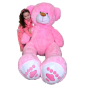 Coccoloso Gigante Orso Peluche 200 cm Rosa ,Regalo Perfetto Bambini Adulti