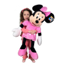 Peluche Disney Minnie Classica 85cm Rosa Originale Ragazza Bambina