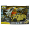 Militare Special Combat Playset Grande 6 Figure Elicottero, Autoblindata, Aereo