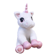 Giant Unicorn Plush Toy 95cm Sitting Pony Pink Glitter, Kids Girl Adults