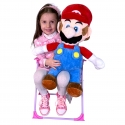 Super Mario Grande 60cm Peluche XL Originale Nintendo