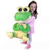 Gigante Peluche Coccodrillo 65 cm Seduto Bambini Ragazzi