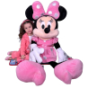 Peluche Disney Minnie Mouse Gigante 120cm Rosa Originale