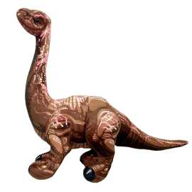 Dinosauro Gigante 95cm Peluche Brontosauro Verde