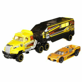 Hot Wheels Speedyway Hauler Super Rigs Camino with 1:64 scale car