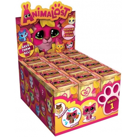 GOLIATH - Animalost Serie 1 Animaletti da Salvare Collezione Mystery 12 Box Mystery