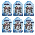 6x Box Mystery Avengers Box Mystery Mini Personaggi Figurine 8cm Collezione Originale Marvel