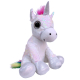 Unicorn 35cm sitting Plush Sequin Sequins Reversible Pink Girabrilla