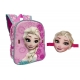 Frozen Disney Zainetto Zaino con Maschera 3D Scuola Materna Asilo tempo Libero