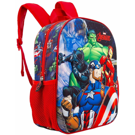 Avengers Group 3D Backpack Kindergarten Kindergarten Leisure