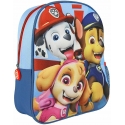 Paw Patrol Team Zainetto Zaino 3D Scuola Materna Asilo tempo Libero Azzuro