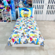 Topolino Hello Mickey Mouse Set lenzuola, Copripiumino 140x200 letto singolo 100% cotone Biancheria da letto