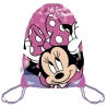 Disney Minnie Mouse Zaino Piatto Sacca Sport Palestra Escursioni Pois Fucsia