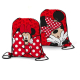 Disney Minnie Mouse Zaino Piatto Sacca Sport Palestra Escursioni Tropical